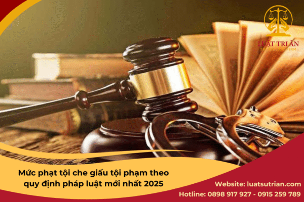 Mức phạt tội che giấu tội phạm theo quy định pháp luật mới nhất 2025